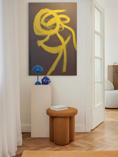 Mara Thelling: BALLERINA - The Line Paintings (2023) 80 x 120 cm